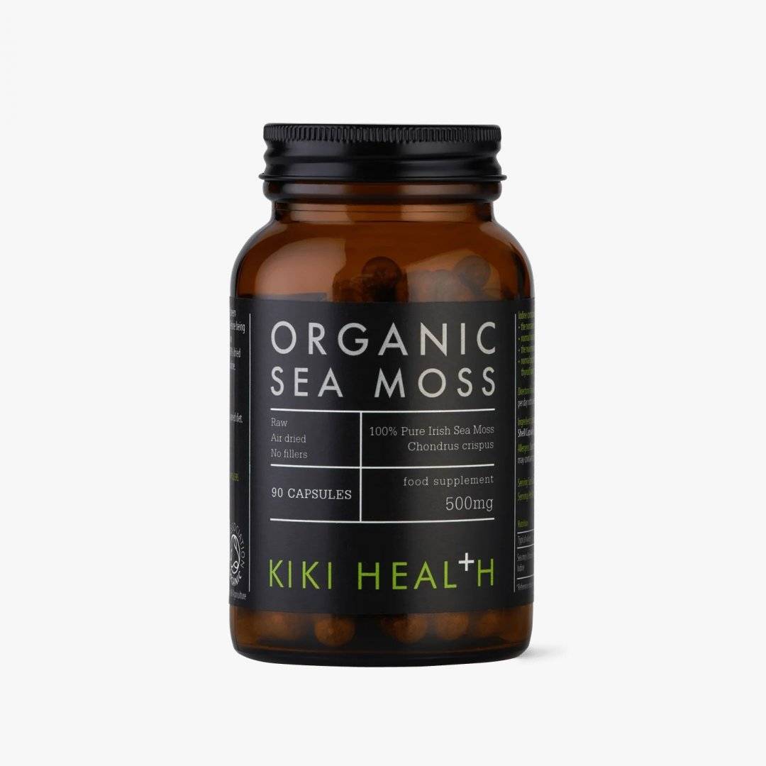 Irish Sea Moss, Alge Organice, 500 mg, 90 capsule, Kiki Health