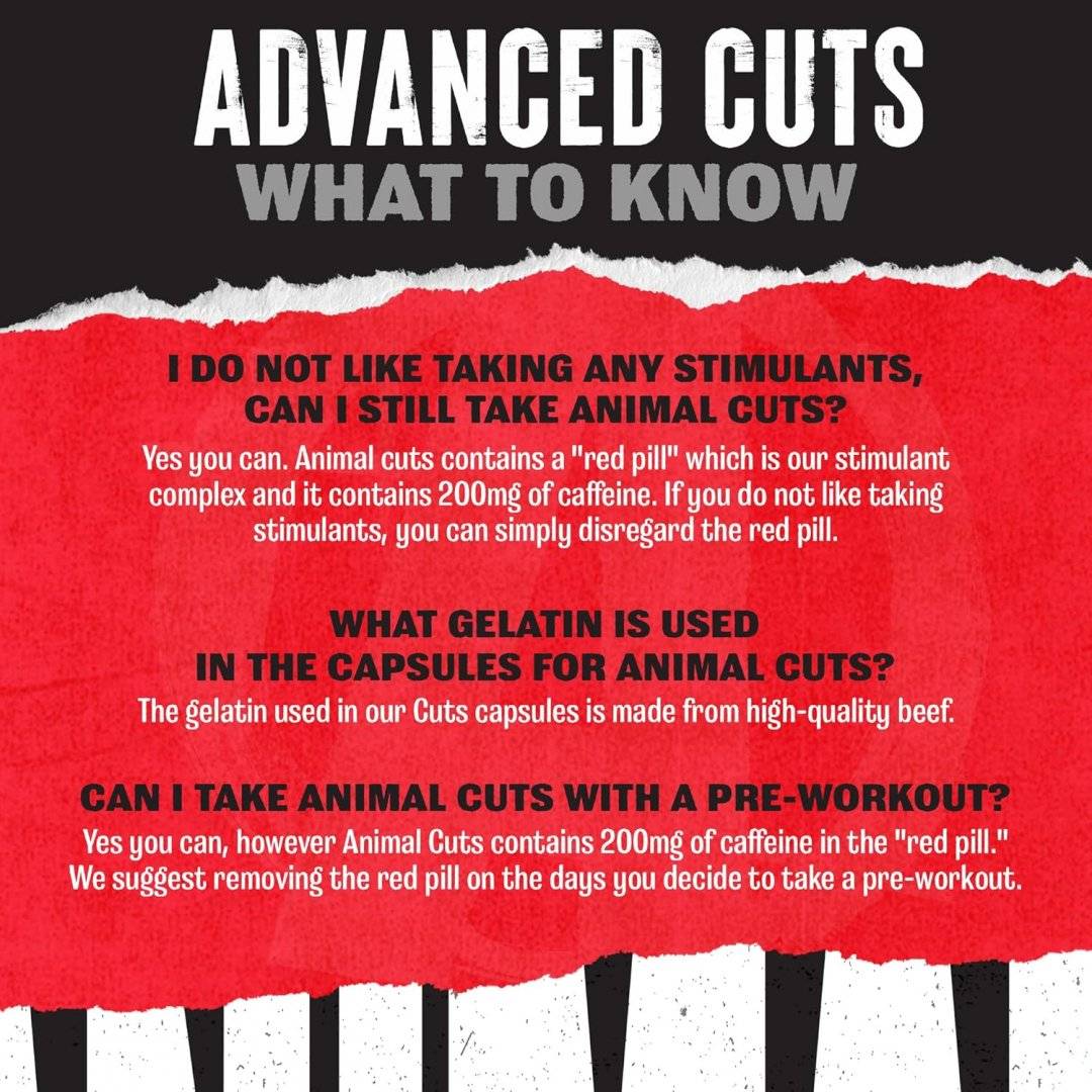 Animal Cuts, Packs, 42 packs, Universal Nutrition