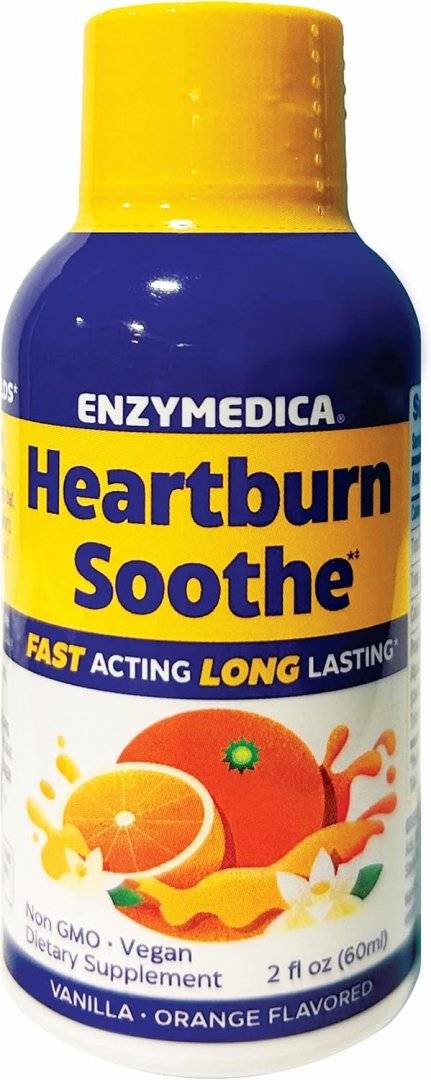 Antiacid cu TMG Hearthburn Soothe 60 ml, Enzymedica