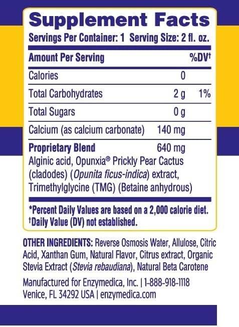 Antiacid cu TMG Hearthburn Soothe 60 ml, Enzymedica