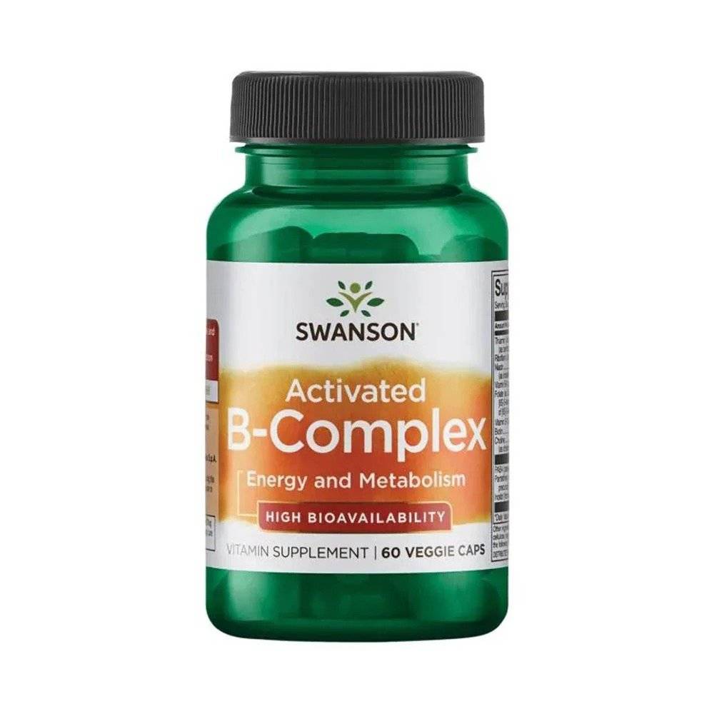 B Complex Activ Forme Biodisponibile 60 capsule Swanson