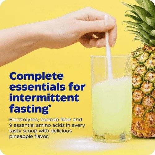 Bautura pentru Post Intermitent si Prelungit, Fasting Today, Ananas, 264 gr, Enzymedica