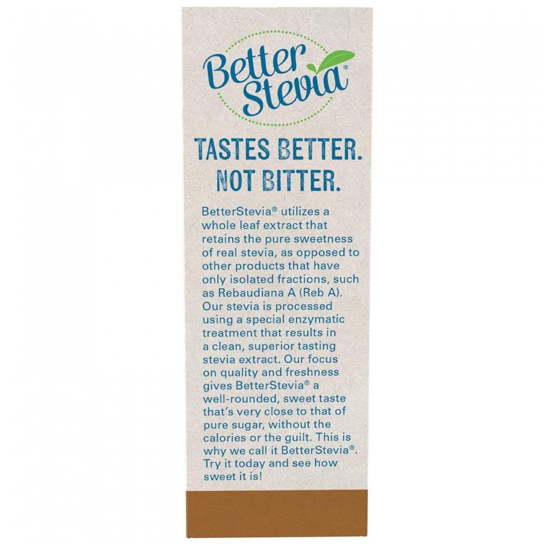 Better Stevia Packets, French Vanilla, 75 plicuri, Now Foods