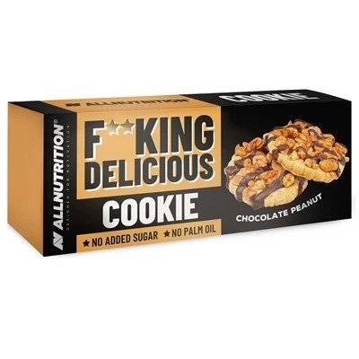  Biscuiti Fitking Delicious Cookie, Chocolate Peanut - 135 grams, Allnutrition