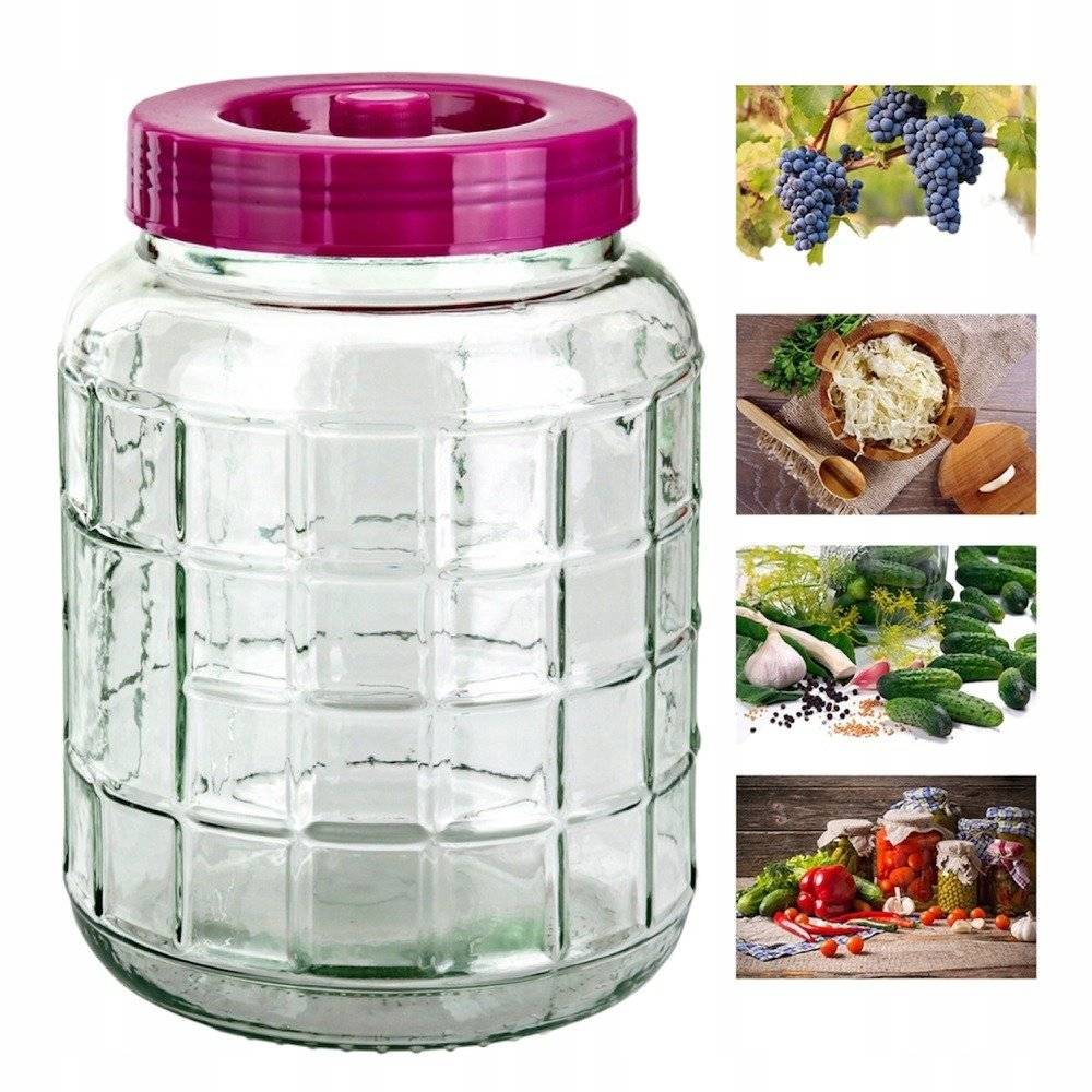 Borcan Multifunctional Muraturi Vin, Capac de Fermentare Anaeroba, 18 Litri
