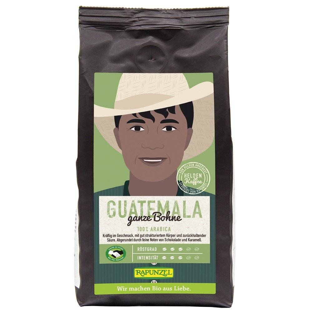 Cafea Arabica boabe Guatemala bio Rapunzel, 250g ,