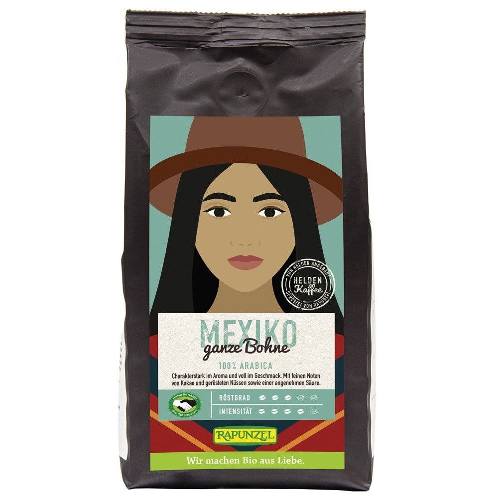 Cafea Arabica boabe Mexico bio Rapunzel, 250g