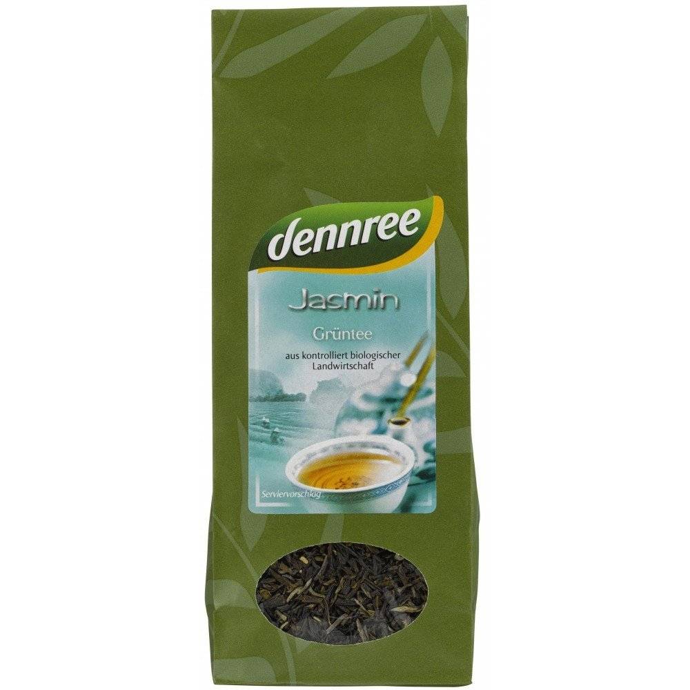 Ceai verde cu iasomie bio Dennree, 100g