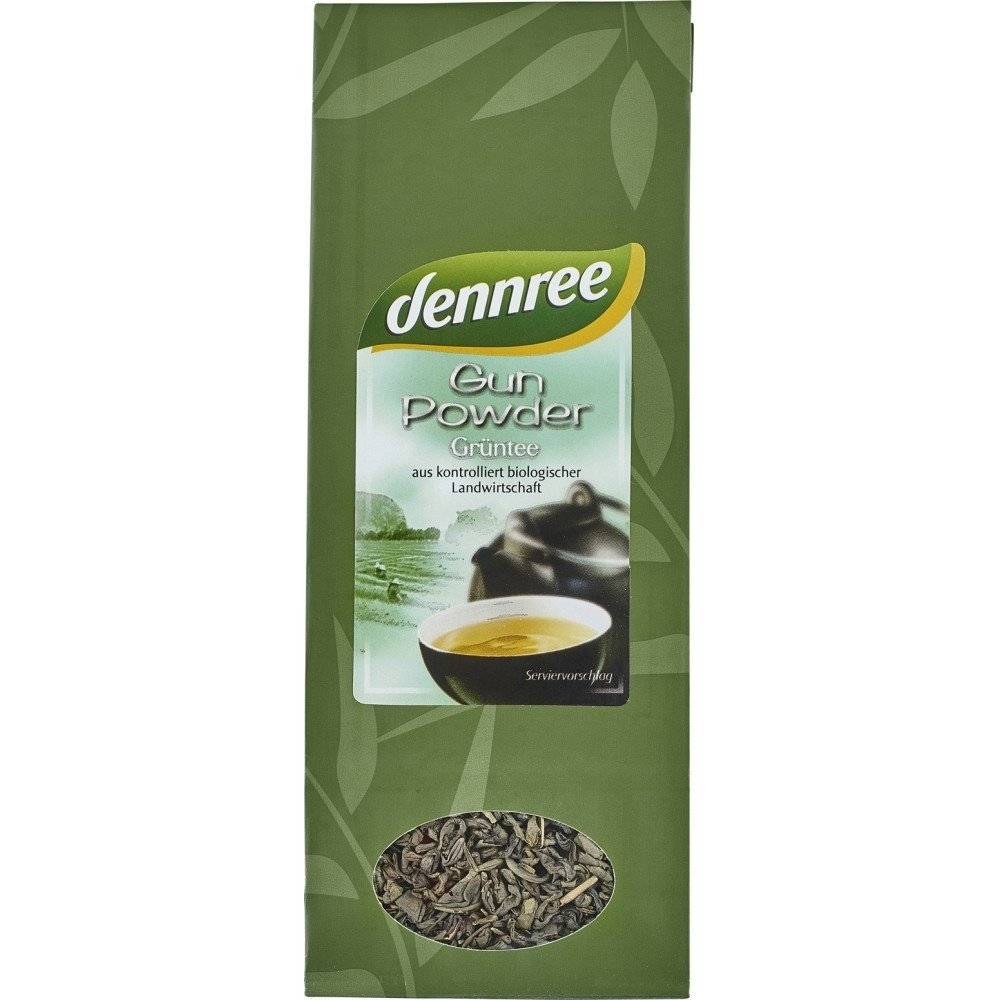 Ceai Verde Gunpowder Bio Dennree, 100g