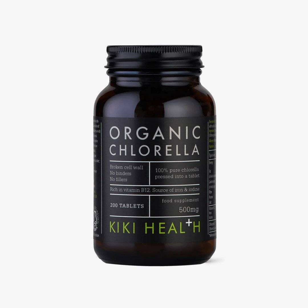 Chlorella Organica, 500 mg, 200 tablete, KIKI Health