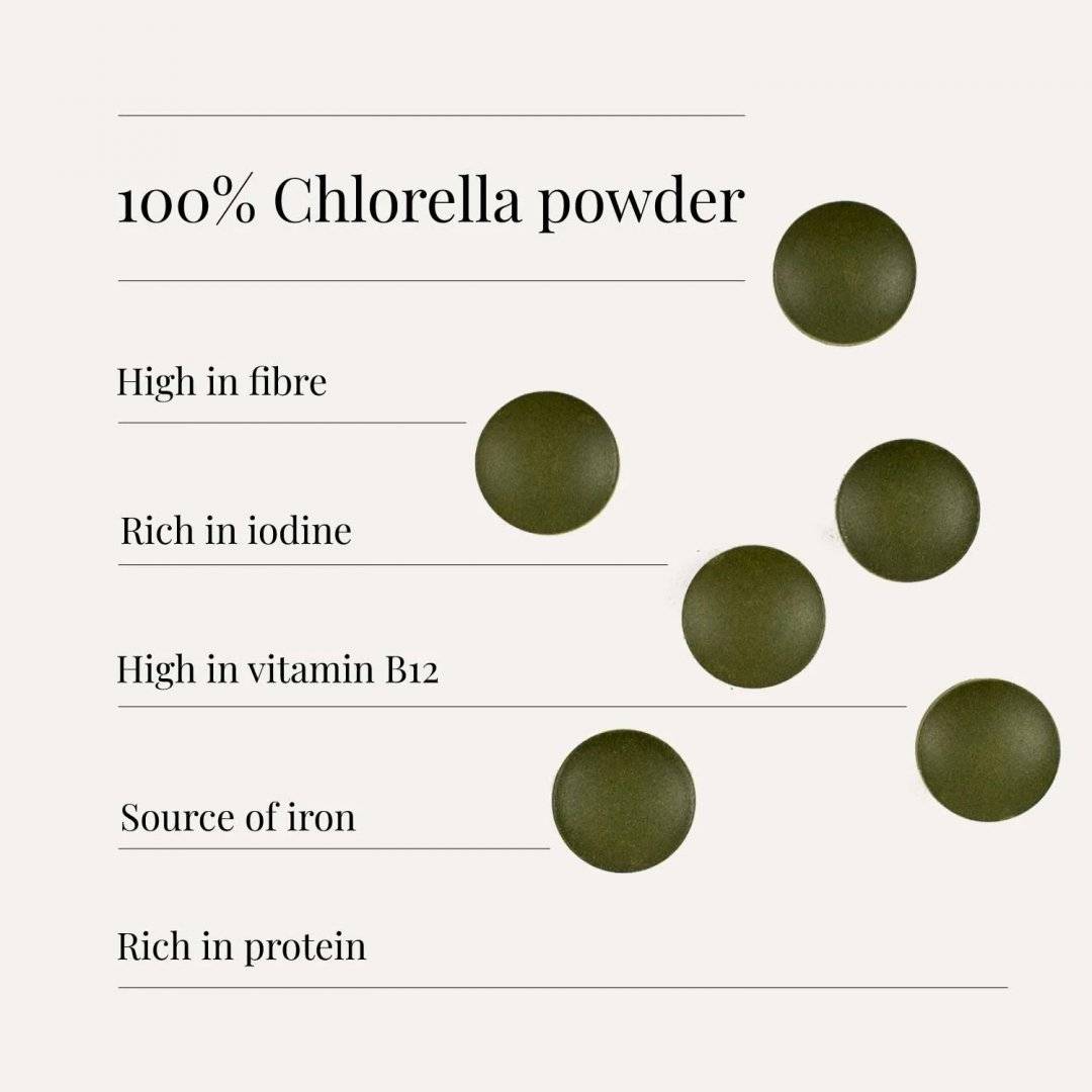 Chlorella Organica, 500 mg, 200 tablete, KIKI Health