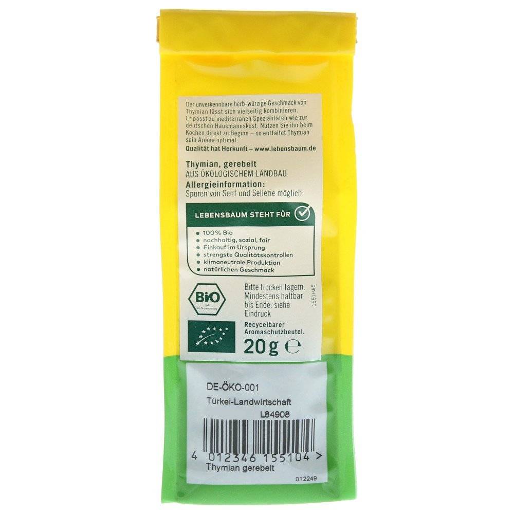 Cimbru tocat bio Lebensbaum, 20g