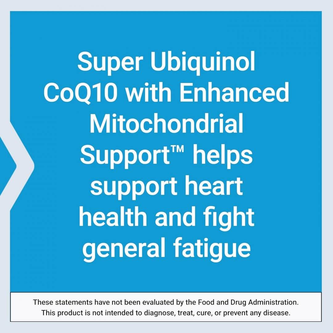 Coenzima Q10 Ubiquinol plus Shilajit Suport Mitocondrial, 50 mg 30 capsule, Life Extension