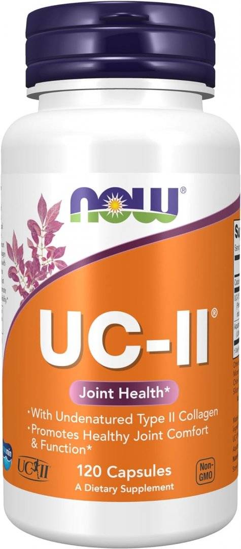 Colagen tip II Nedenaturat, UC-II, 120 capsule, Now Foods