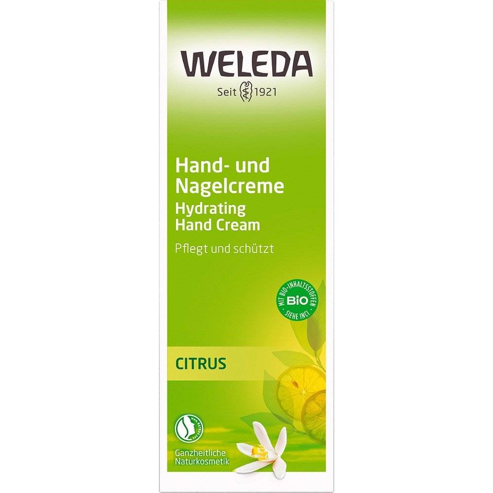 Crema cu citrice pentru maini si unghii Weleda, 50ml