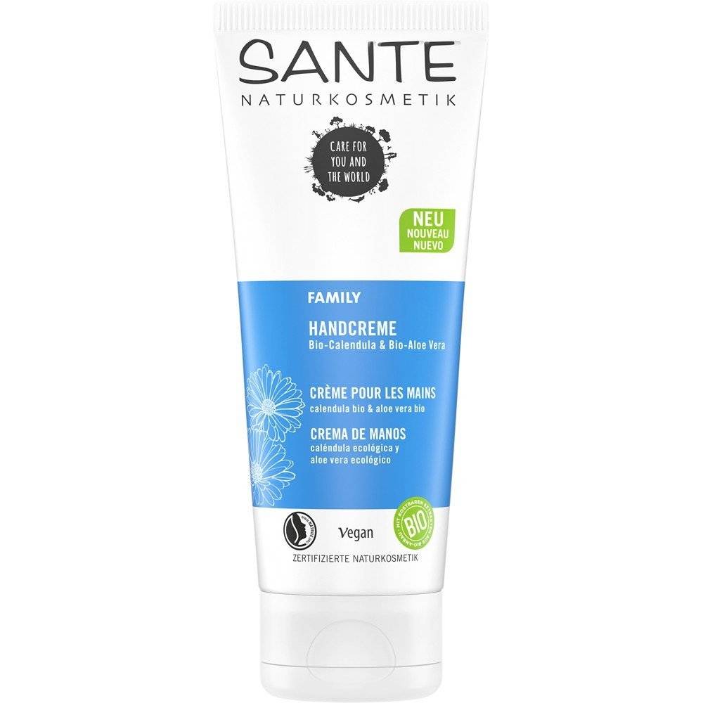 Crema de maini cu galbenele si aloe vera bio Sante, 100ml