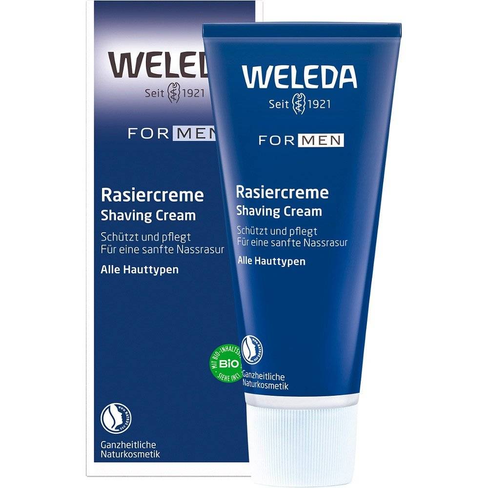 Crema BIO de ras pentru barbati Weleda, 75ml