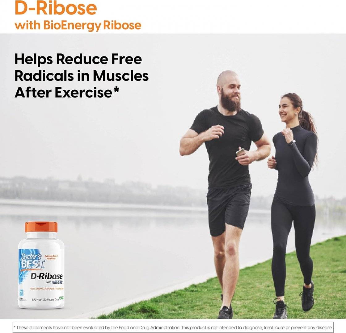 D-Ribose, 850 mg, 120 capsule, Doctor's Best
