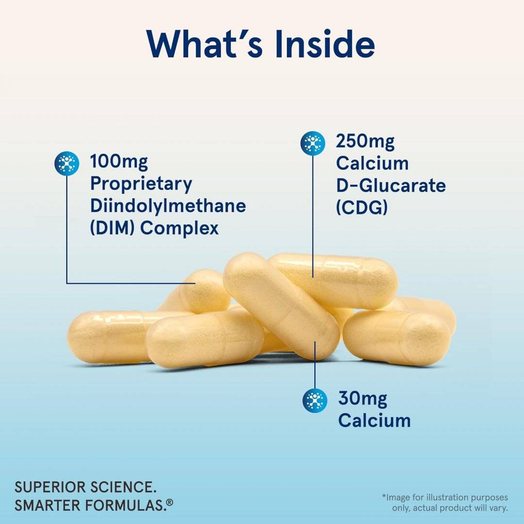 DIM + Calcium D-Glucarate, 30 capsule, Jarrow Formulas