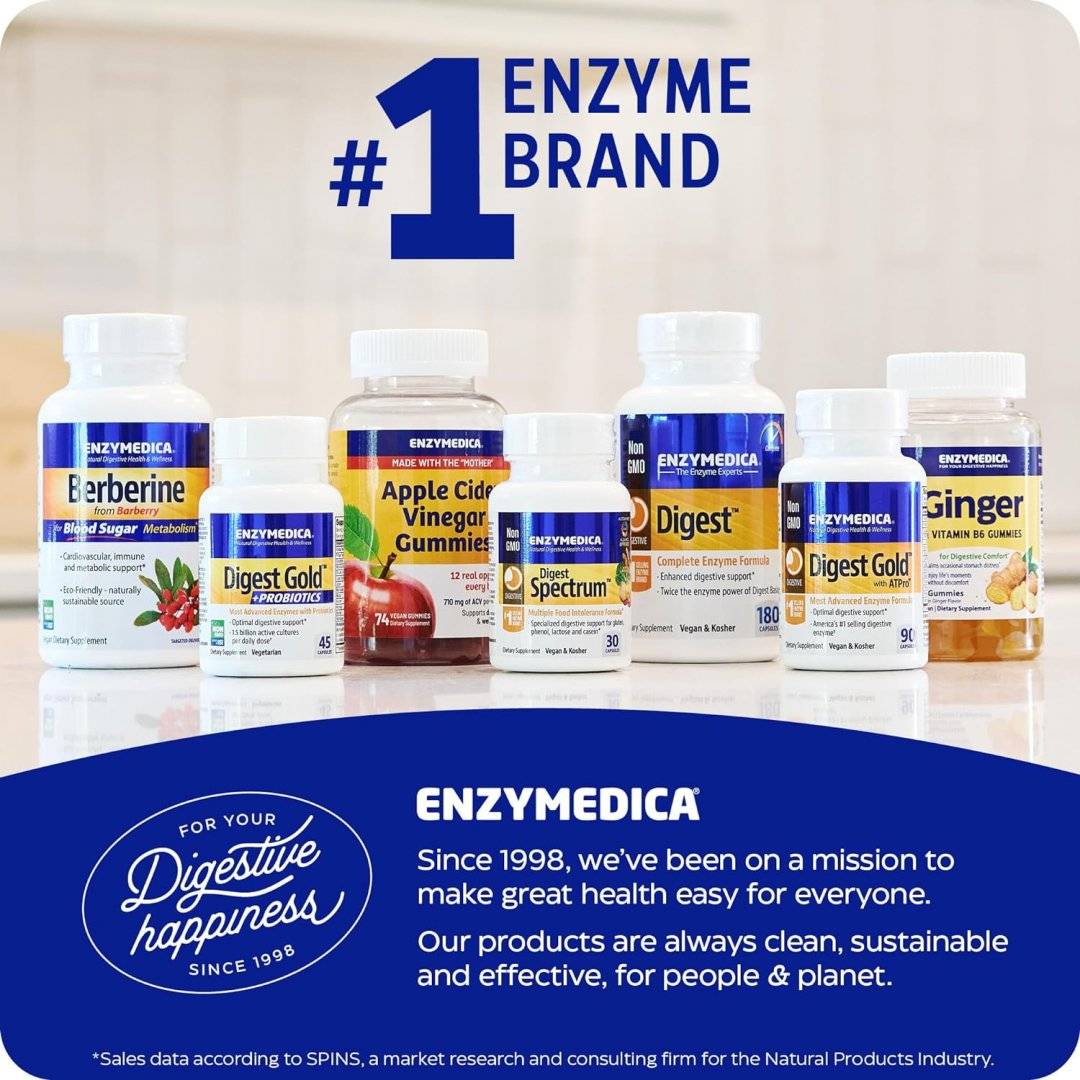 Enzime Digestive Lactoza si Caseina, Enzymedica Lacto 30 capsule, Enzymedica