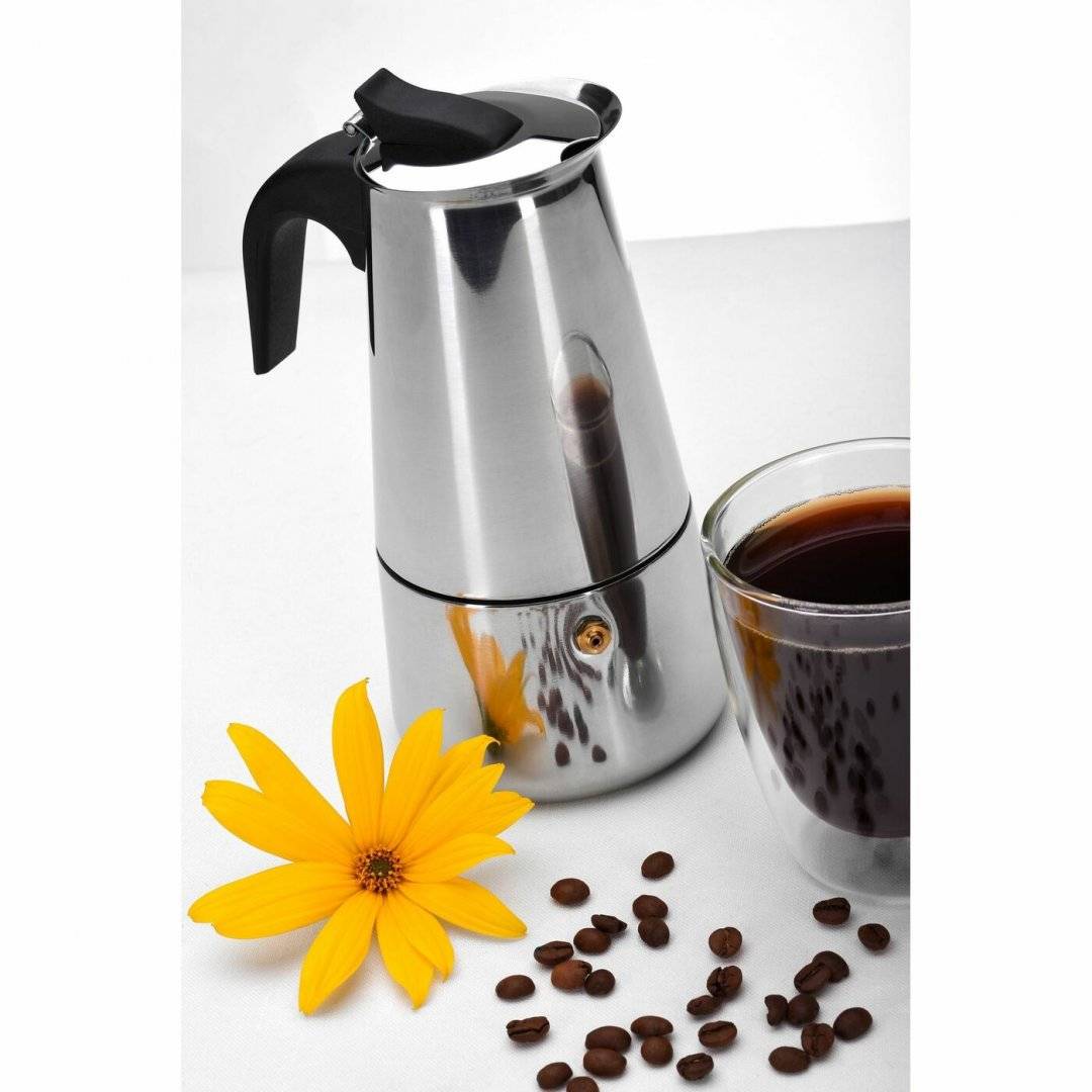 Espressor Cafea din Inox, 240 ml, Tadar