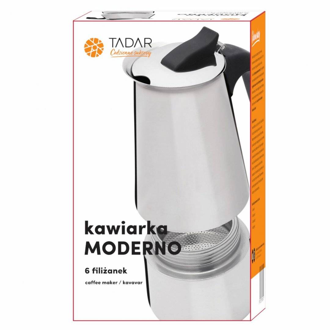 Espressor Cafea din Inox, 360 ml, Tadar