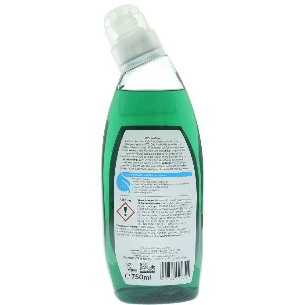 Gel pentru curatat toaleta Sodasan, 750ml