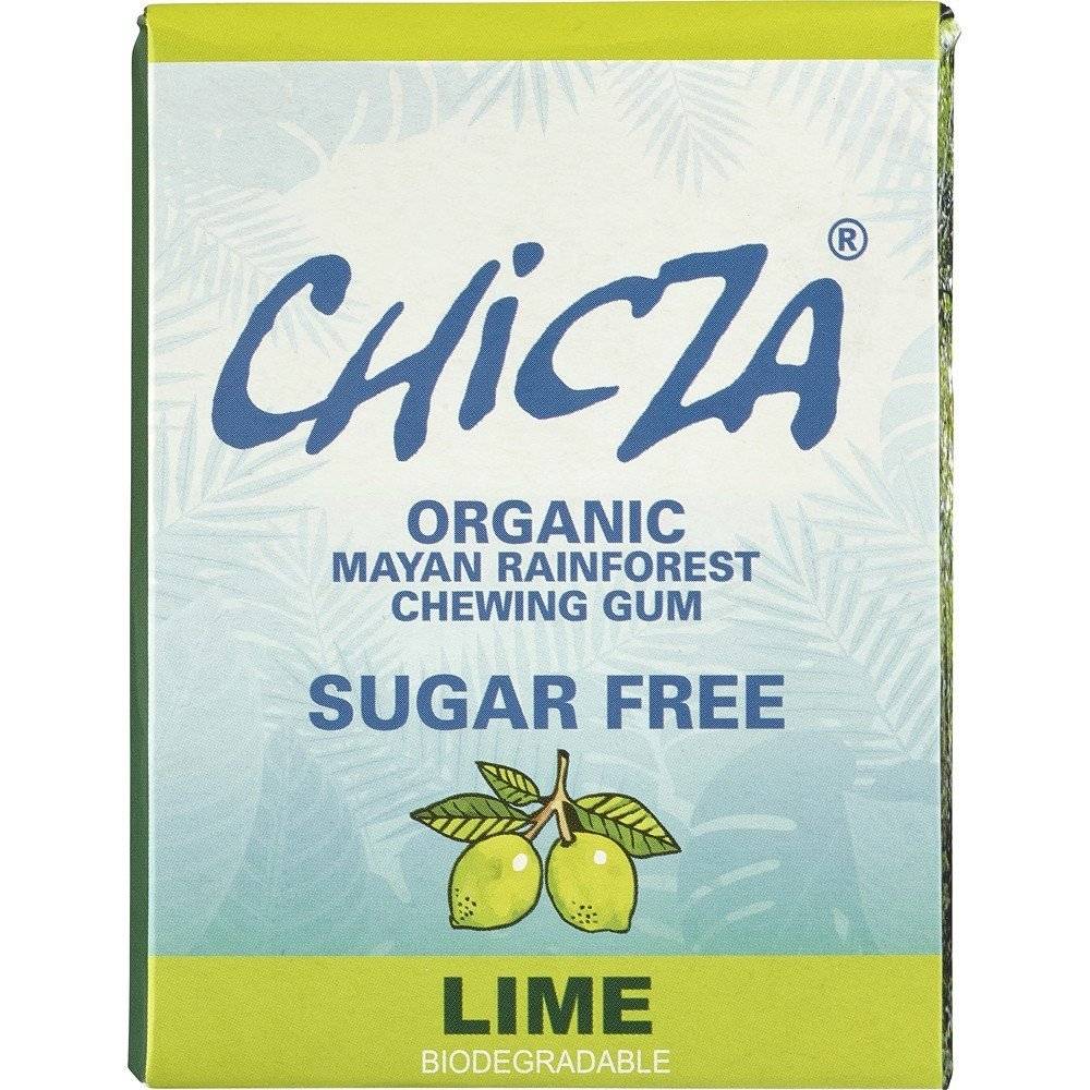 Guma de mestecat cu lime FARA ZAHAR bio Chicza, 30g