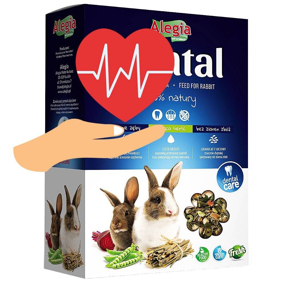 Hrana pentru Iepuri, Alegia Dental, 300 g