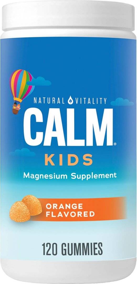 Jeleuri Magneziu Citrat, Calm Kids Gummies, Sweet Citrus, 120 jeleuri, Natural Vitality