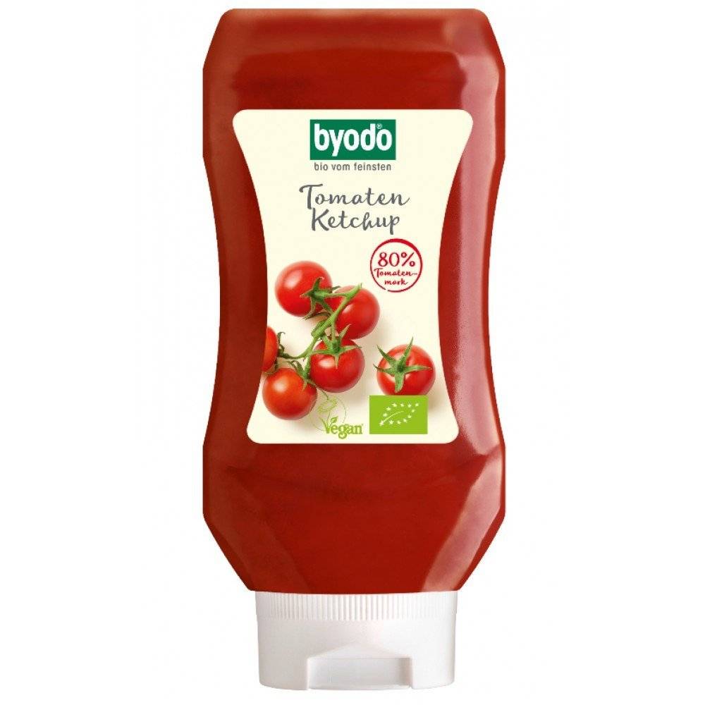 Ketchup de tomate in flacon, fara gluten bio Byodo, 300ml