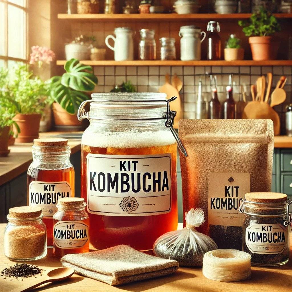 Kombucha, Kit pentru Preparare 10 Litri de Kombucha Acasa