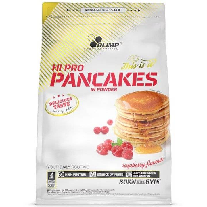  Mix Clatite Proteice Hi Pro Pancakes, Raspberry - 900g