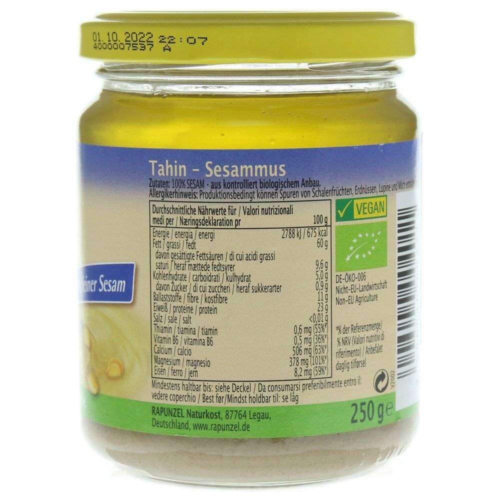 Pasta susan tahin vegan bio Rapunzel, 250g