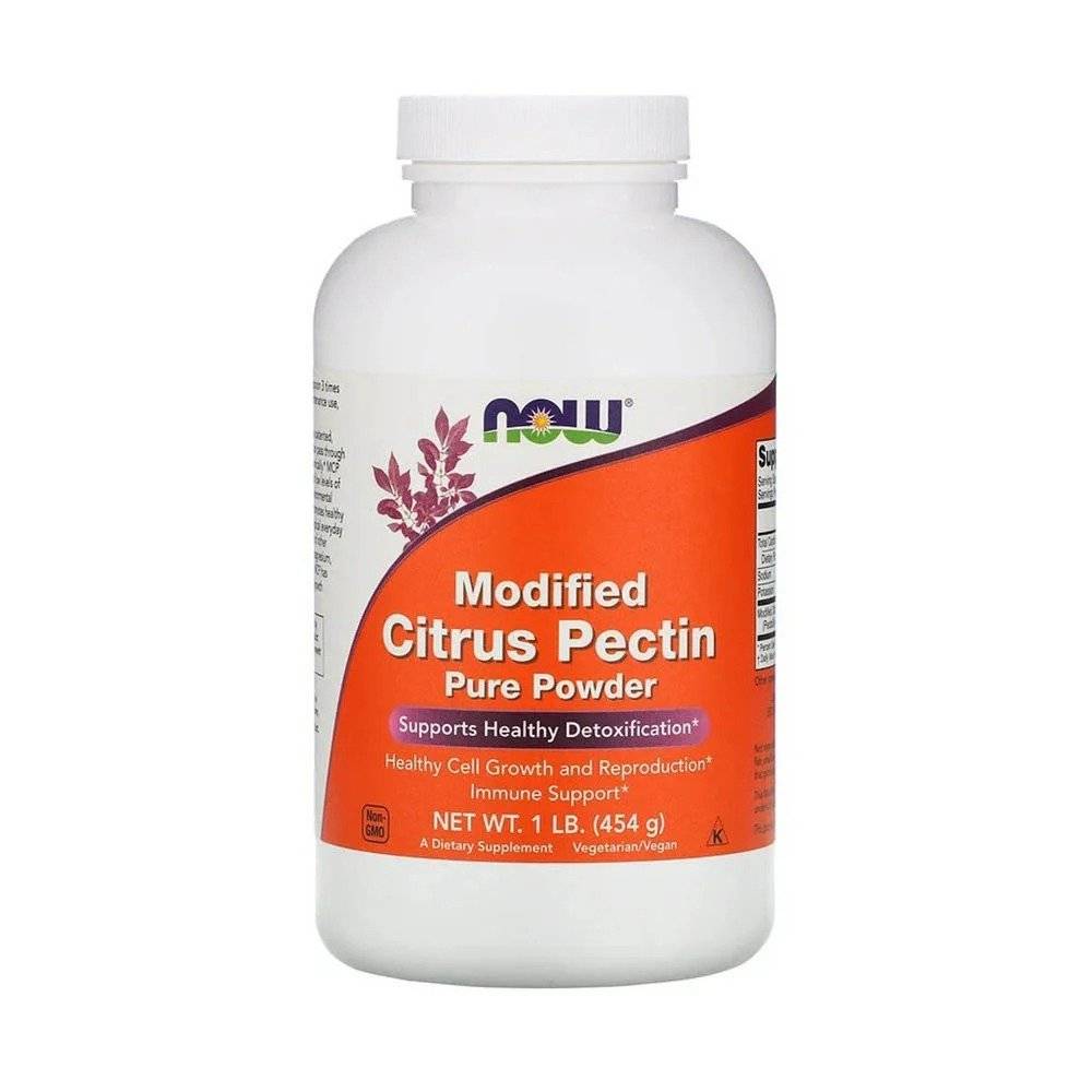 Pectina Modificata din Citrice Pura 454 grame 91 portii Now Foods