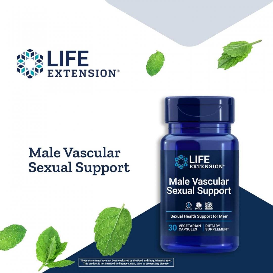 Potenta Sexuala, Male Vascular Sexual Support, 30 capsules, Life Extension