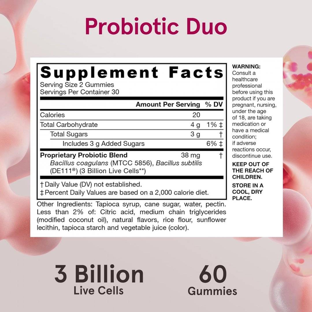 Probiotic Duo, 60 jeleuri, Jarrow Formulas