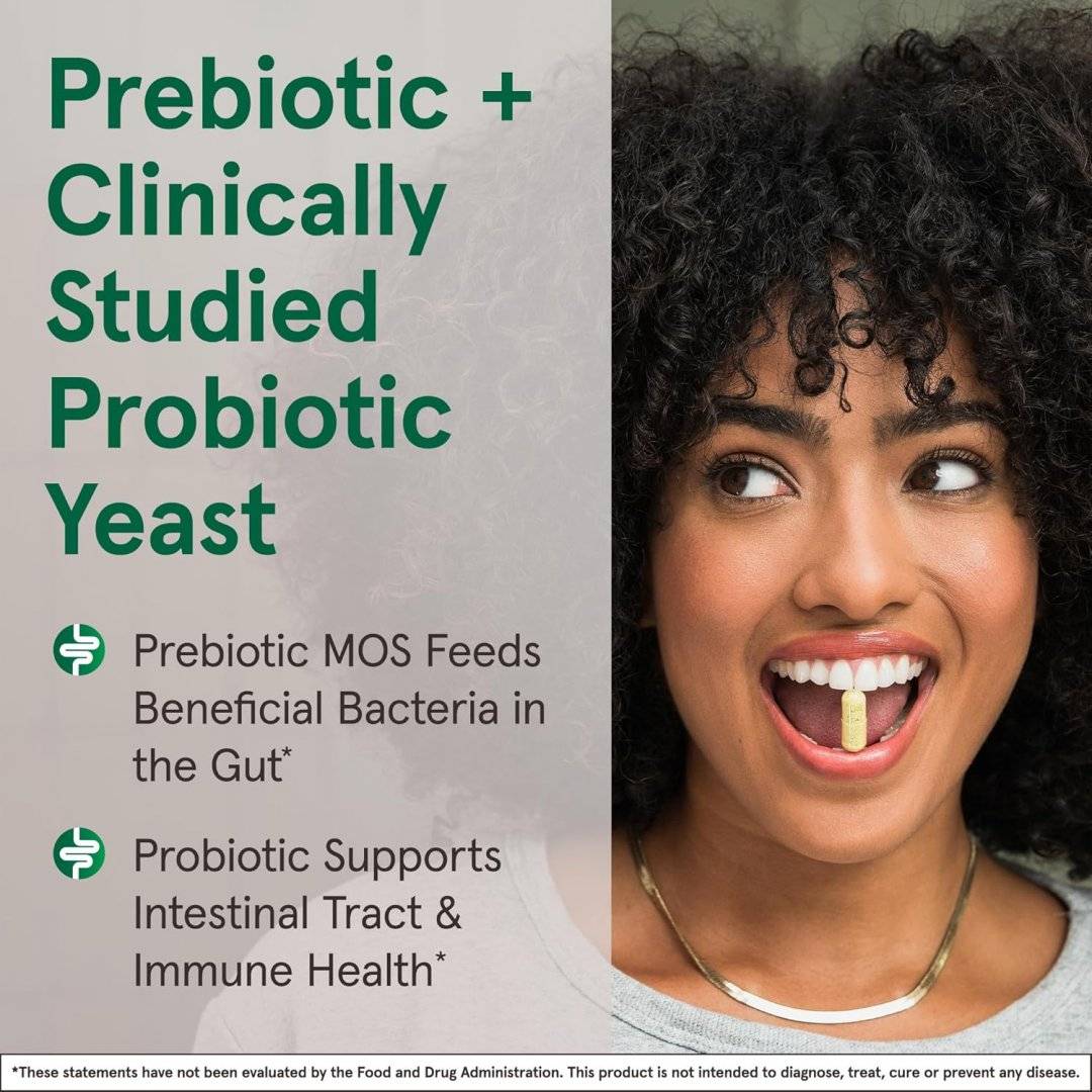 Probiotic Saccharomyces Boulardii + MOS, 90 capsule, Jarrow Formulas