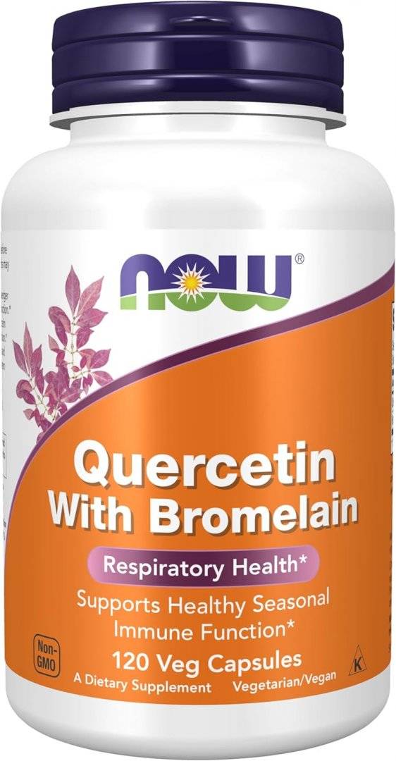 Quercetina cu Bromelaina, 120 capsule, Now Foods