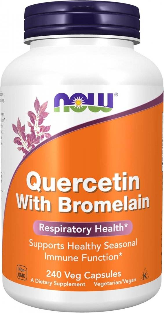 Quercetina cu Bromelaina, 240 capsule, Now Foods