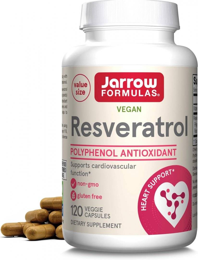 Resveratrol, 100mg, 120 capsule, Jarrow Formulas