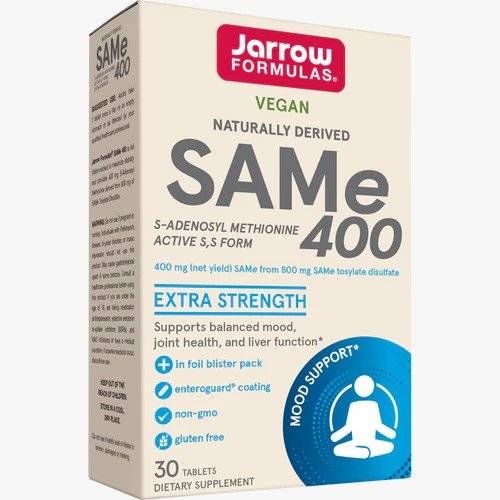 SAMe, S-Adenozilmetionina 400 mg, 60 capsule, Jarrow Formulas