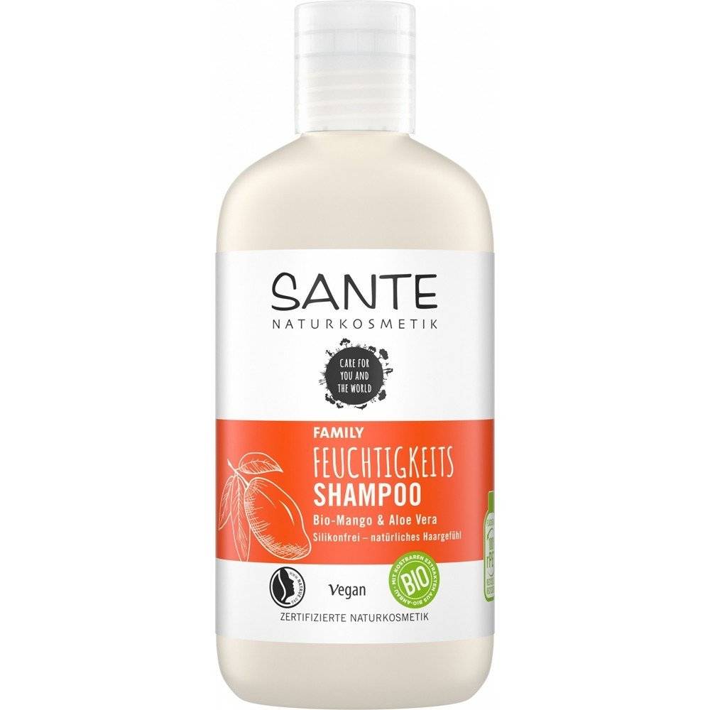 Sampon hidratant cu mango bio si aloe vera Sante, 250ml