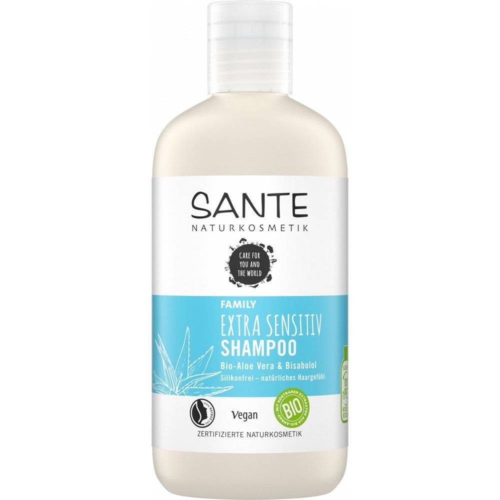 Sampon pentru par sensibil cu aloe vera bio Sante, 250ml