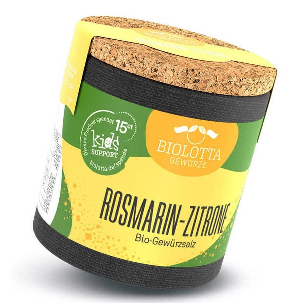 Flori de Sare cu Rozmarin si Lamaie BIO, BioLotta, 55g