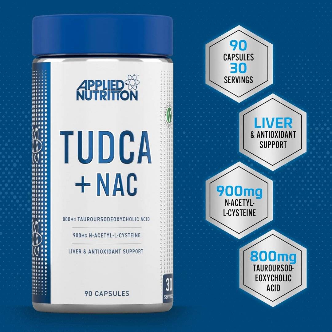 Saruri Biliare Tudca + NAC 90 capsule, Applied Nutrition