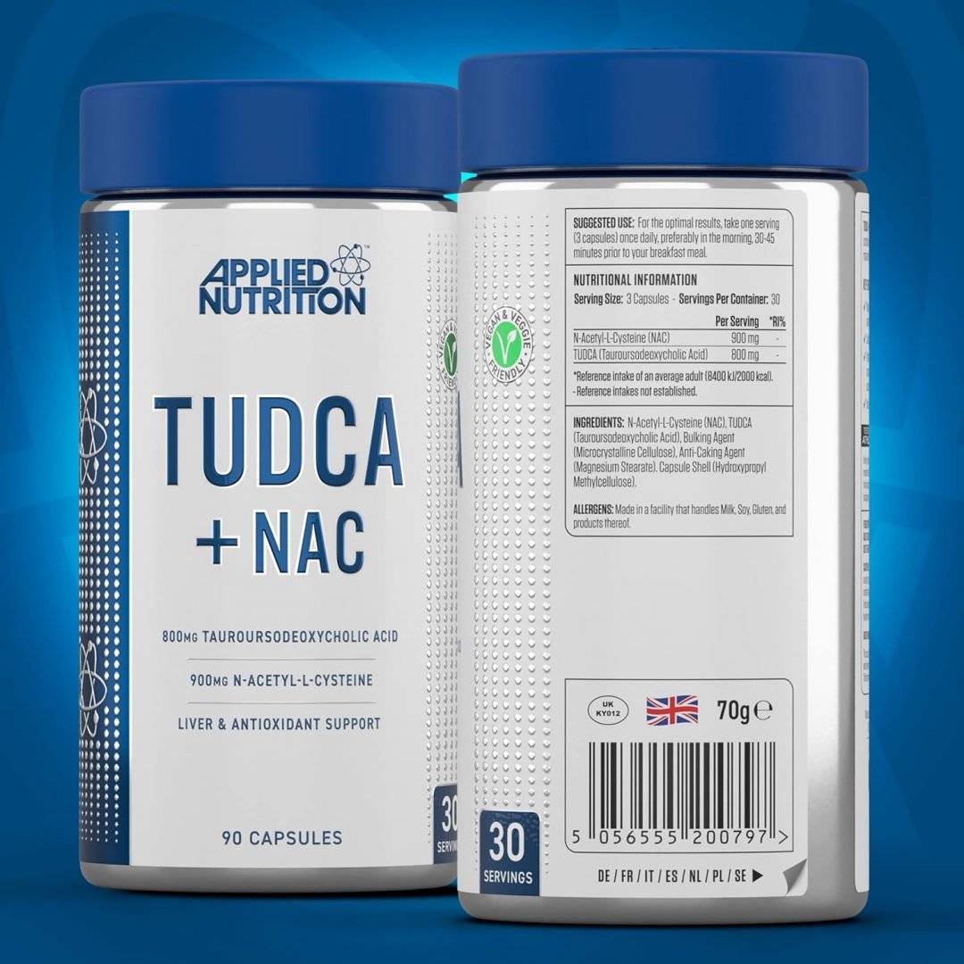 Saruri Biliare Tudca + NAC 90 capsule, Applied Nutrition