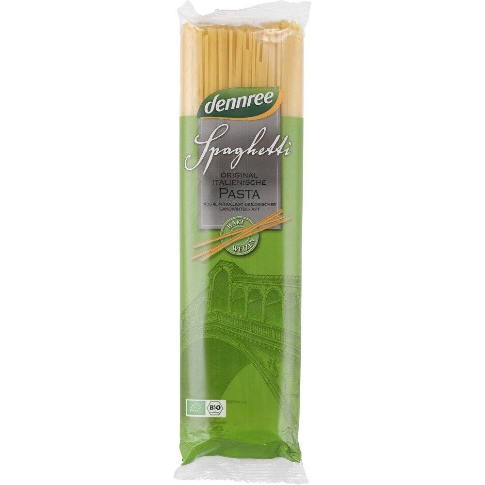 Spaghete din grau dur bio Dennree, 500g