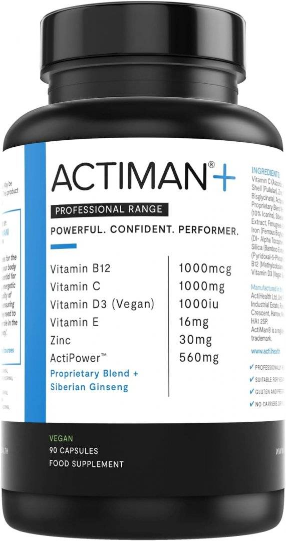 Supliment Potenta, ActiMan+, 90 capsule, ActiHealth