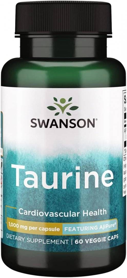 Taurina AjiPure, 1000 mg, 60 capsule, Swanson